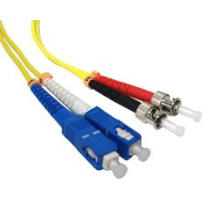 Fiber Patch Cables, Sc para St Fibre Jumpers, Single Mode, Duplex, 9/125